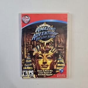 Amazing Adventures The Lost Tomb PC CD-ROM 2007 PopCap Quest Adventure PC Game